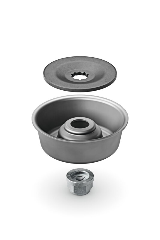 Tlačný a otočný unášecí kotouč, Matka M12