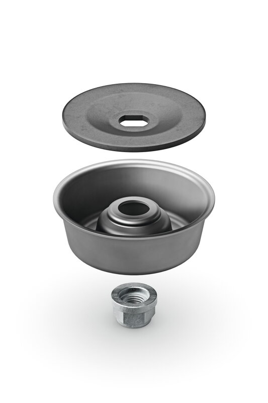 Tlačný a otočný unášecí kotouč Ø 70, Matka M12